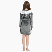 Peignoir polaire fille style husky