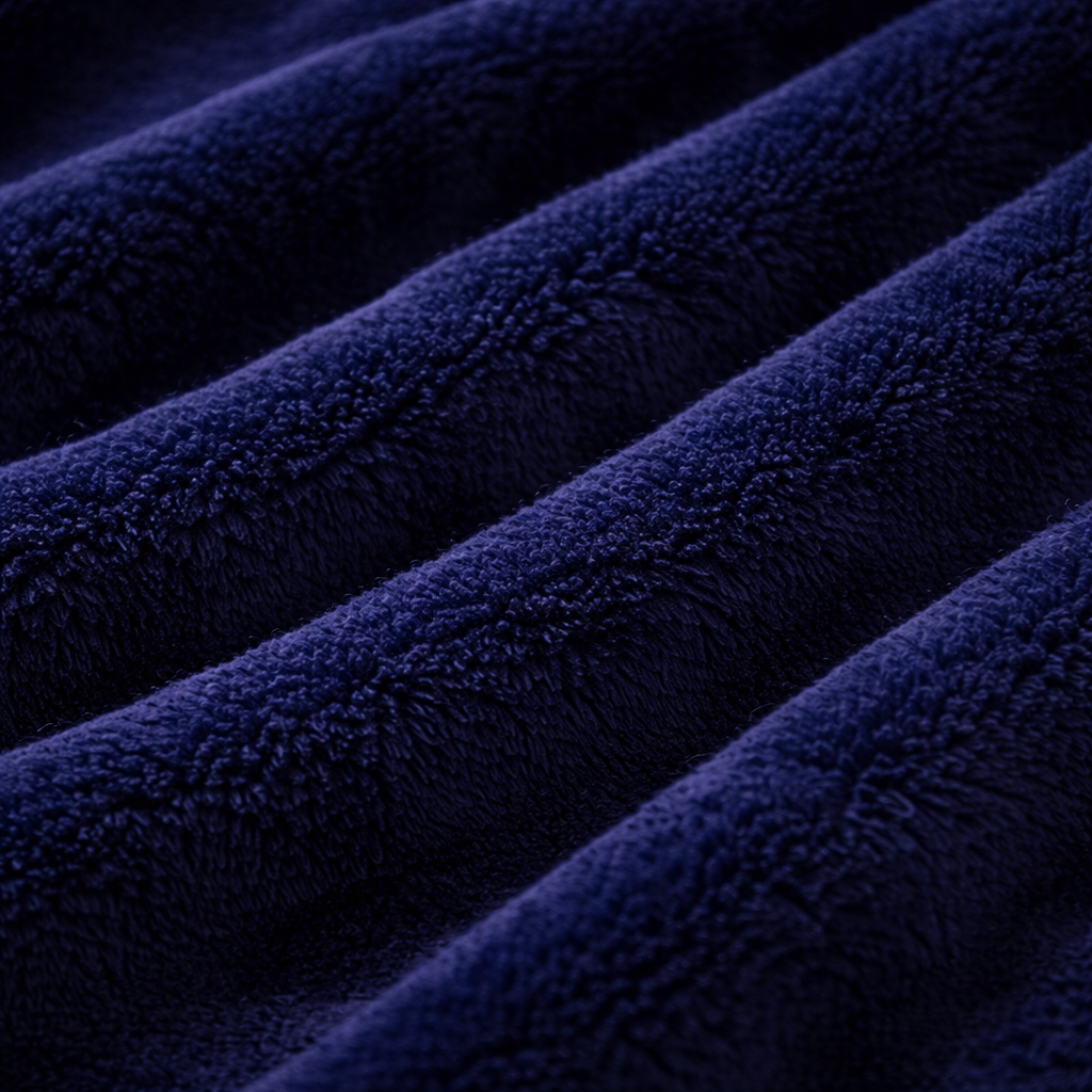peignoir homme cocooning bleu marine
