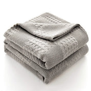 plaid cocooning estival gris 