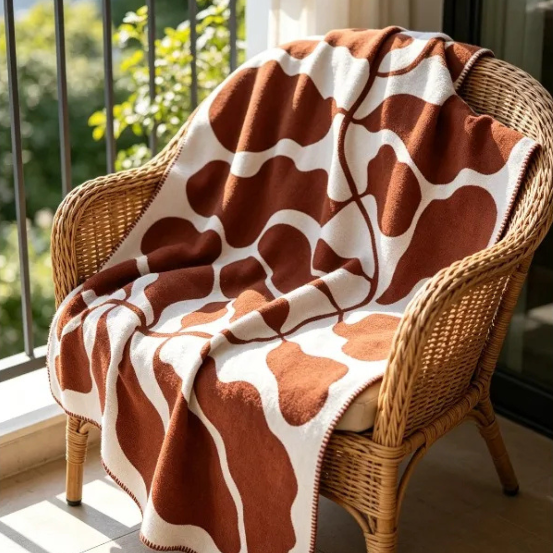 plaid cocooning western marron