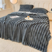 plaid pilou cocon de douceur gris