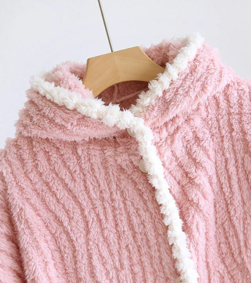 poncho polaire gifi