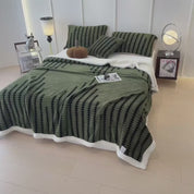 Plaid chaud avec doublure sherpa blanche