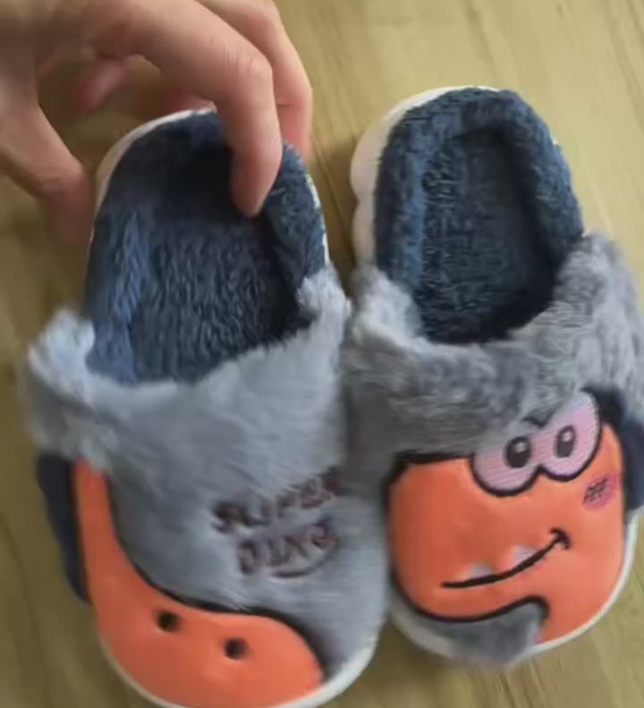 Chaussons enfant amusants pour l’hiver
