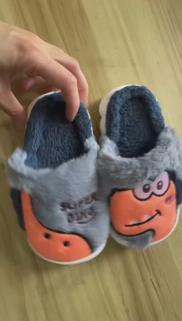 Chaussons enfant amusants pour l’hiver