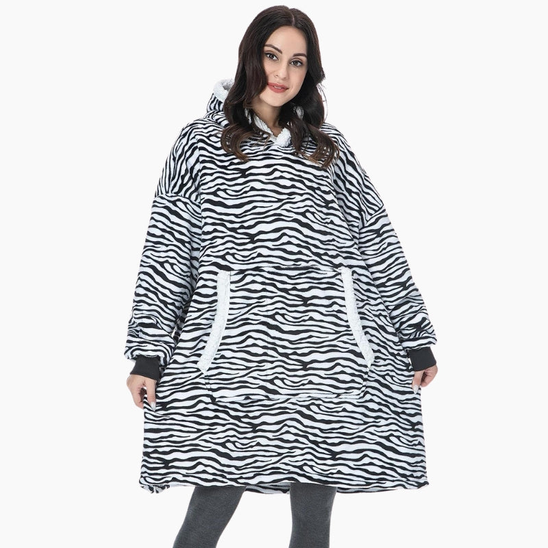 Pull plaid zèbre Pilou Pilou