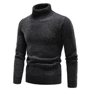 pull col roulé homme couleur noir