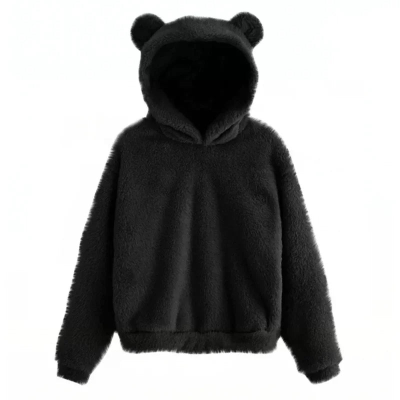 pull pilou pilou noir oreilles lapin