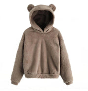 pull pilou pilou original oreilles de lapin marron