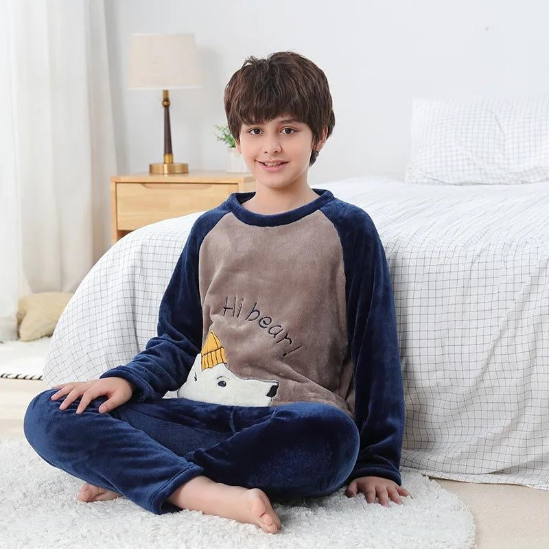 Pyjama 2 pièces confortable garçon, pyjama 2 piece garcon pilou