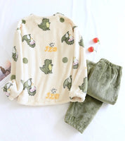 Pyjama à motifs de dinosaures en matière Pilou Pilou