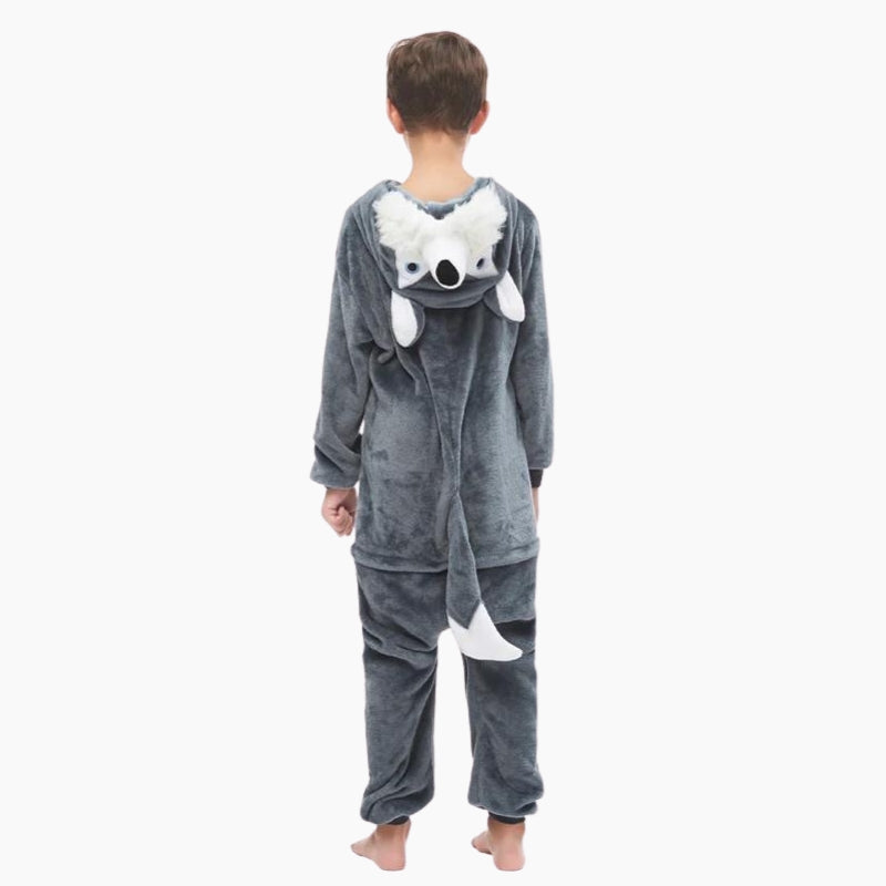 Pyjama grenouillère style husky en matière polaire pour garçon