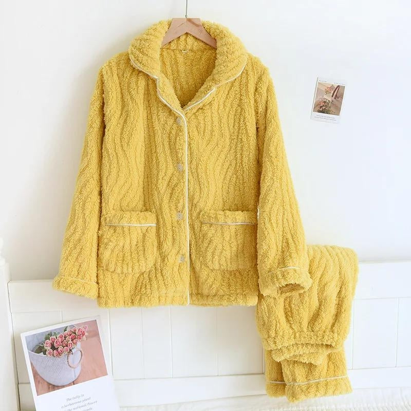 Pyjama jaune Pilou Pilou femme