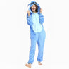 Combinaison pyjama Stitch disponible en bleu et en rose pour adulte