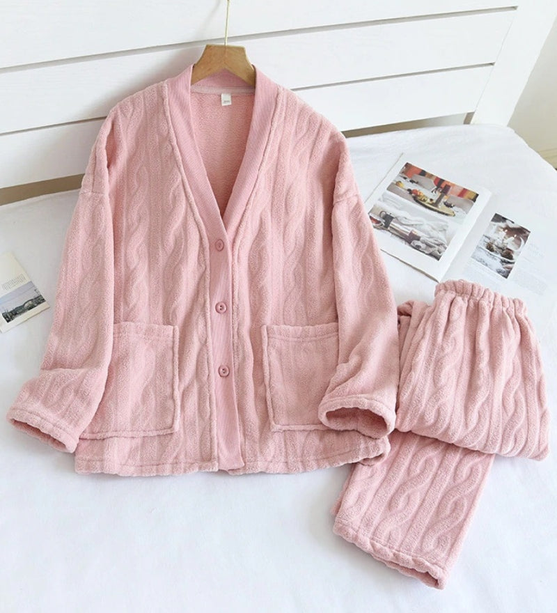 Pyjama velours femme