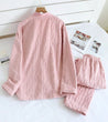 Pyjama rose style velours pour femme
