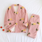 pyjama femme pilou pilou rose ananas