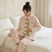 pyjama femme rose pâle hiver
