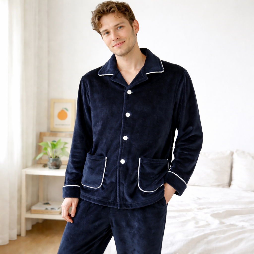 pyjama homme hiver flanelle confortable