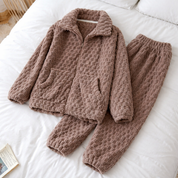 pyjama homme pilou pilou marron