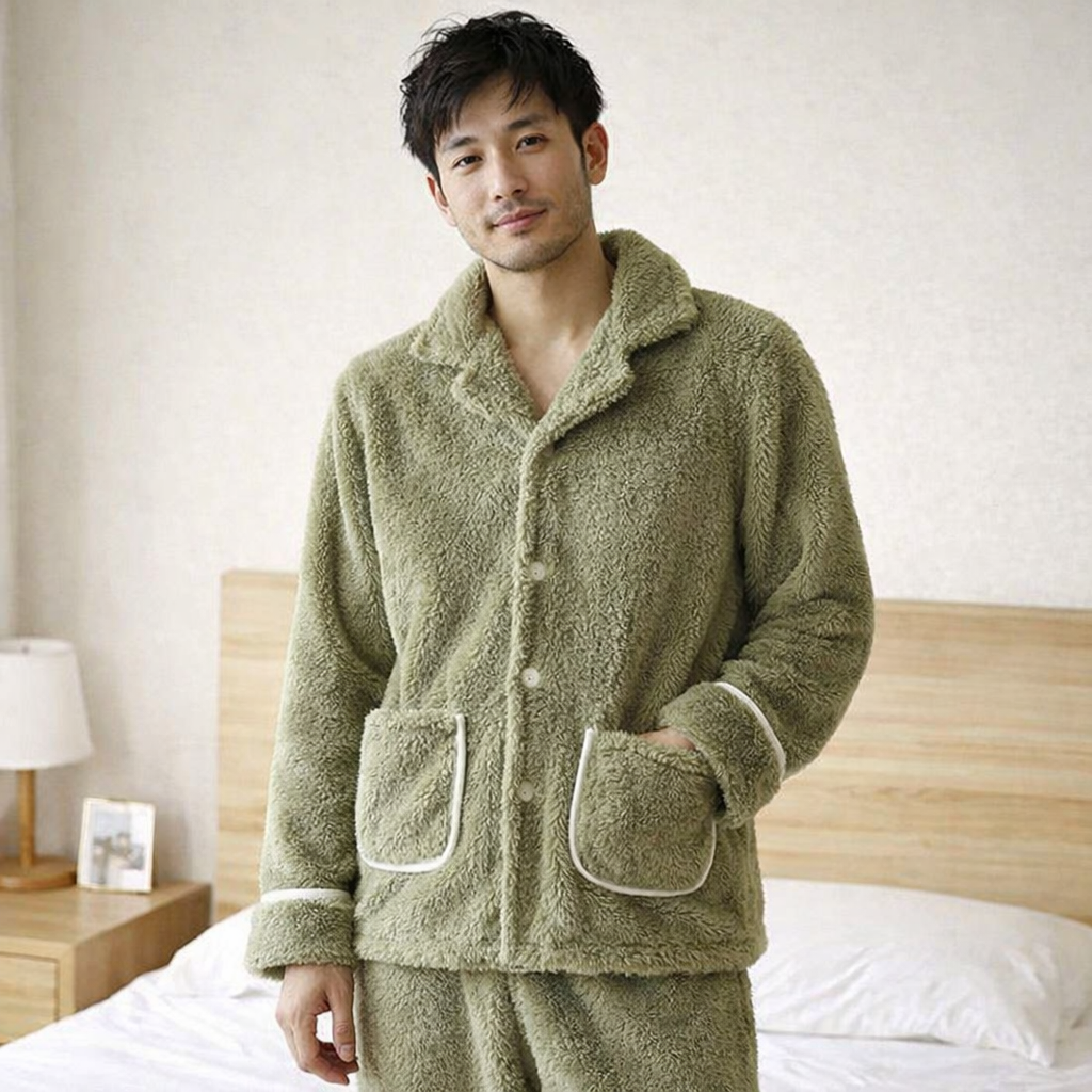 pyjama pilou pilou homme chaud hiver