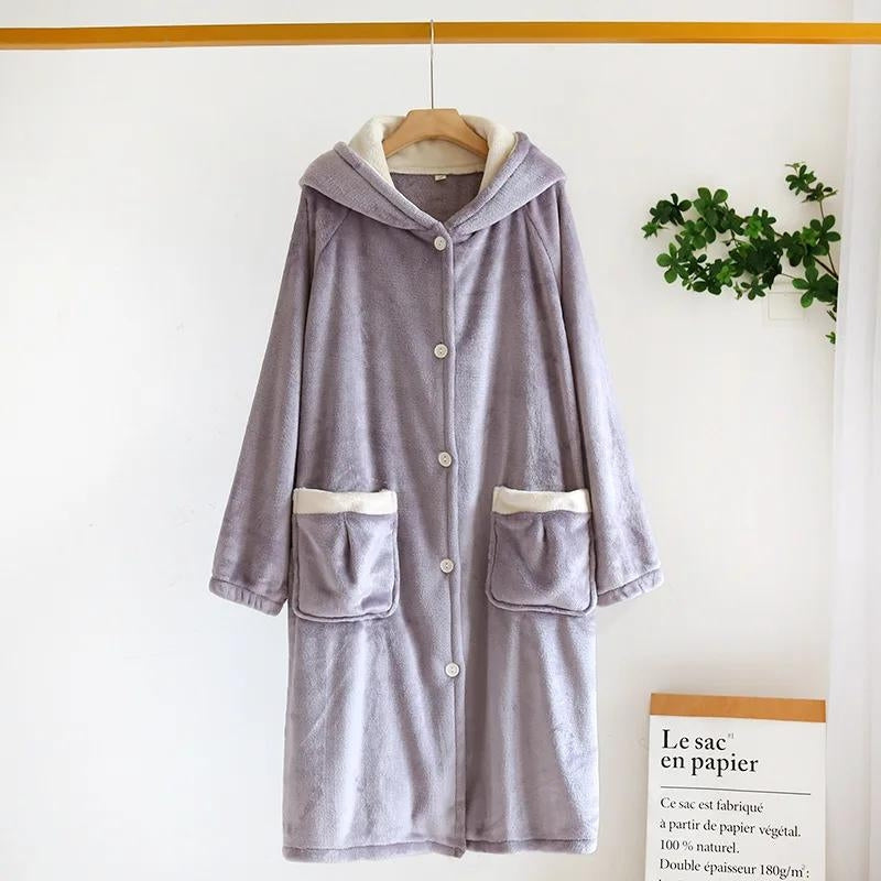 Robe de chambre en éponge