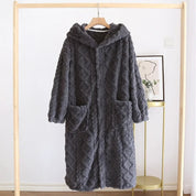robe de chambre en laine homme, robe de chambre en laine des pyrénées pour homme en Pilou Pilou