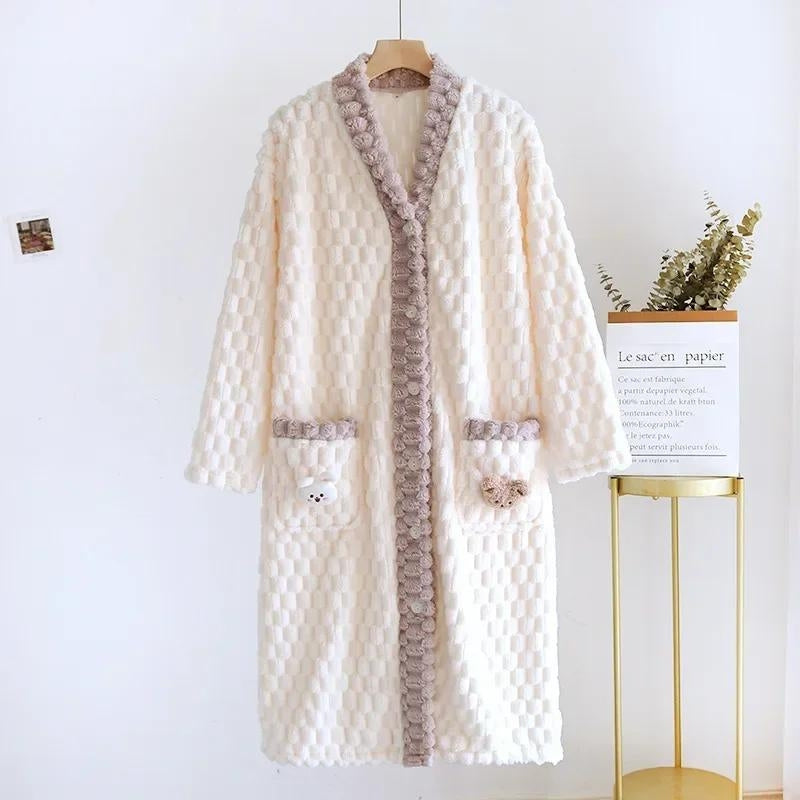 Robe de chambre hiver femme, robe de chambre femme etam hiver édition Pilou Pilou Store