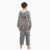 Surpyjama style lapin en matière polaire pour garçon