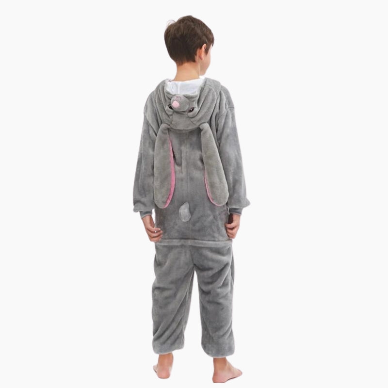 Surpyjama style lapin en matière polaire pour garçon