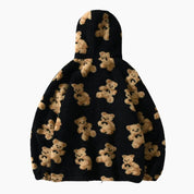 Sweat à capuche original en matière Pilou Pilou pour homme.