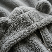sweat capuche lapin tissu doux détail