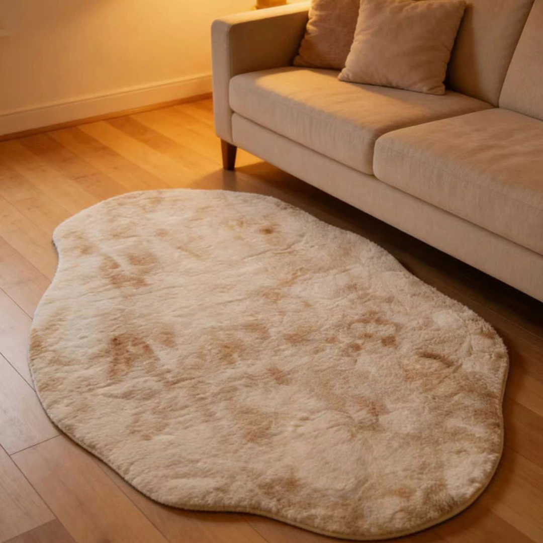 tapis nuage cocooning beige