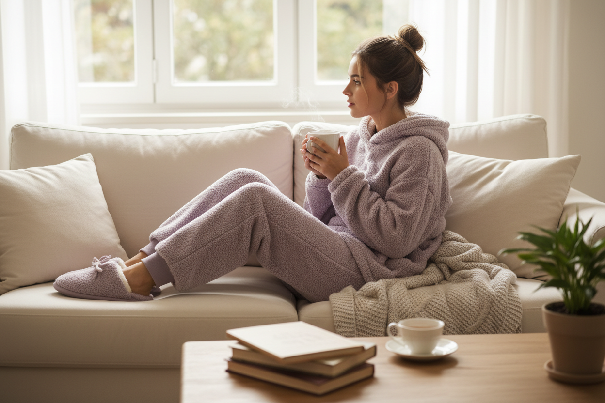 une femme dans un vêtement en pilou pilou