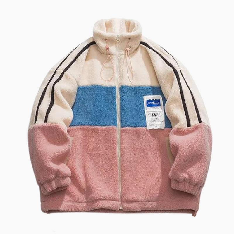 Veste colorée homme Pilou Pilou, veste homme colorée, veste color block homme pilou