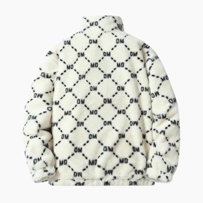 Veste avec motifs en fausse fourrure de Pilou Pilou pour homme