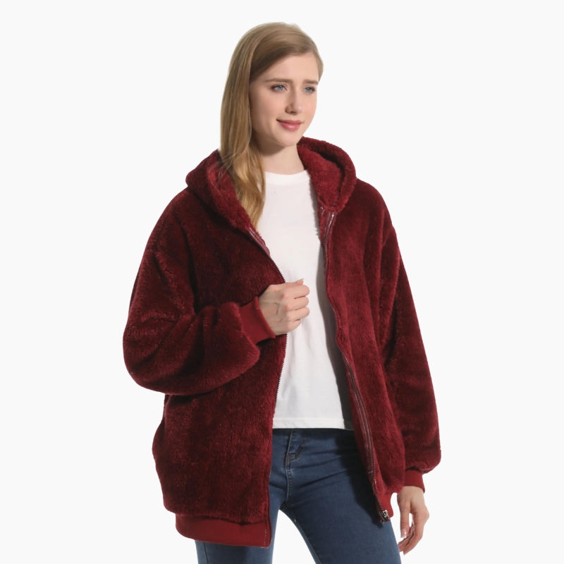 Veste Pilou Pilou rouge bordeaux