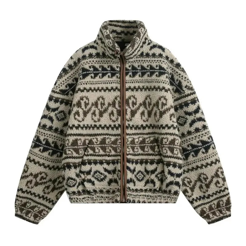 veste jacquard homme élégante motif tissé tendance