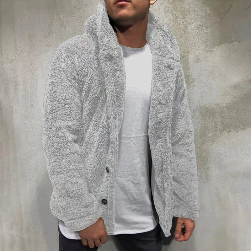 veste pilou pilou homme à capuche tenue cosy hiver