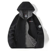 veste polaire double couche homme noire