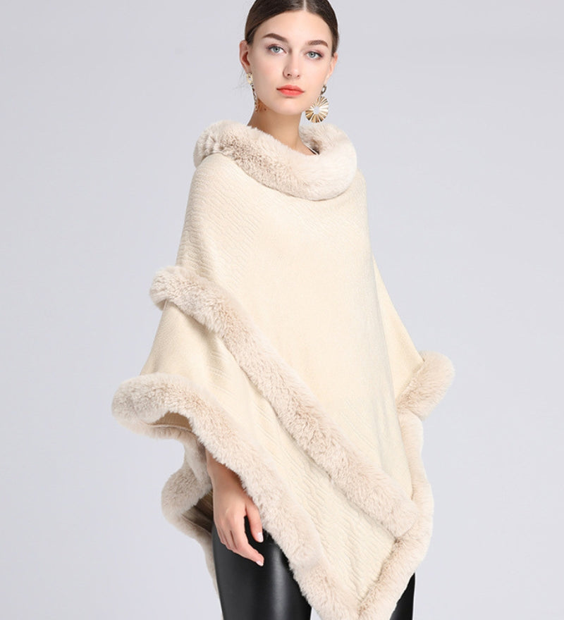 Cape polaire femme