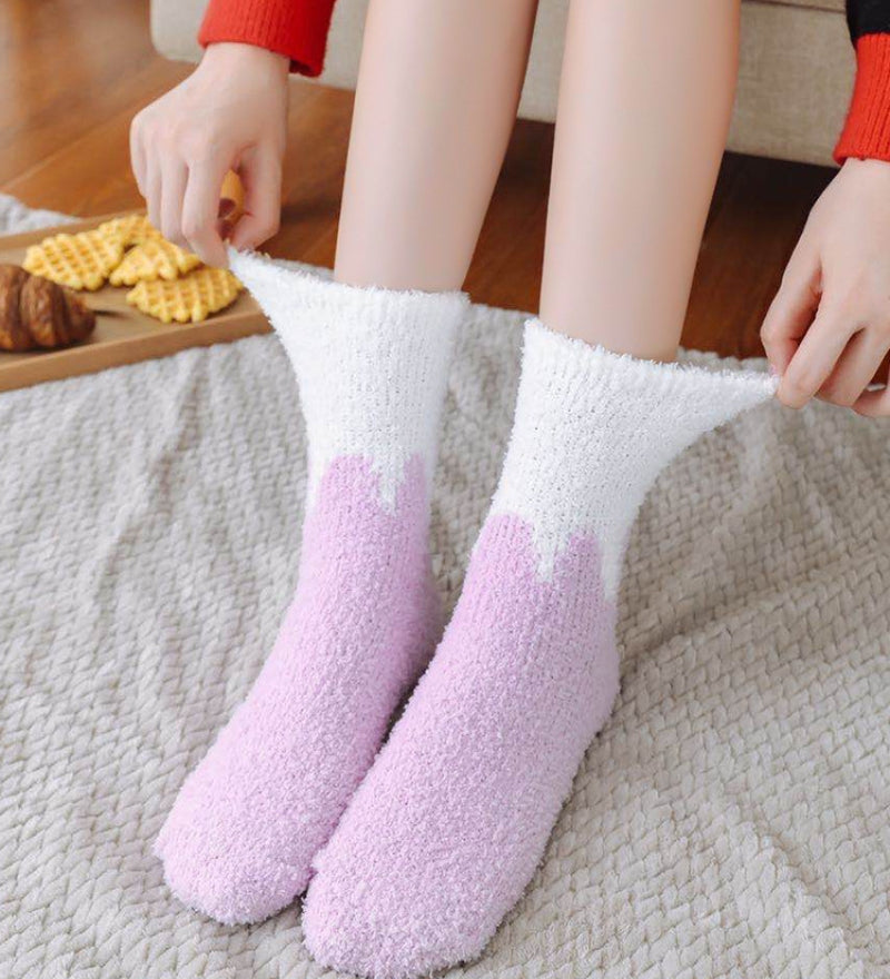 Chaussette chaude femme