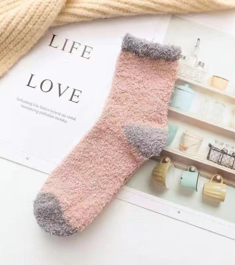 chaussettes douces femme