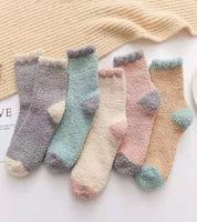 chaussettes hautes femme laine