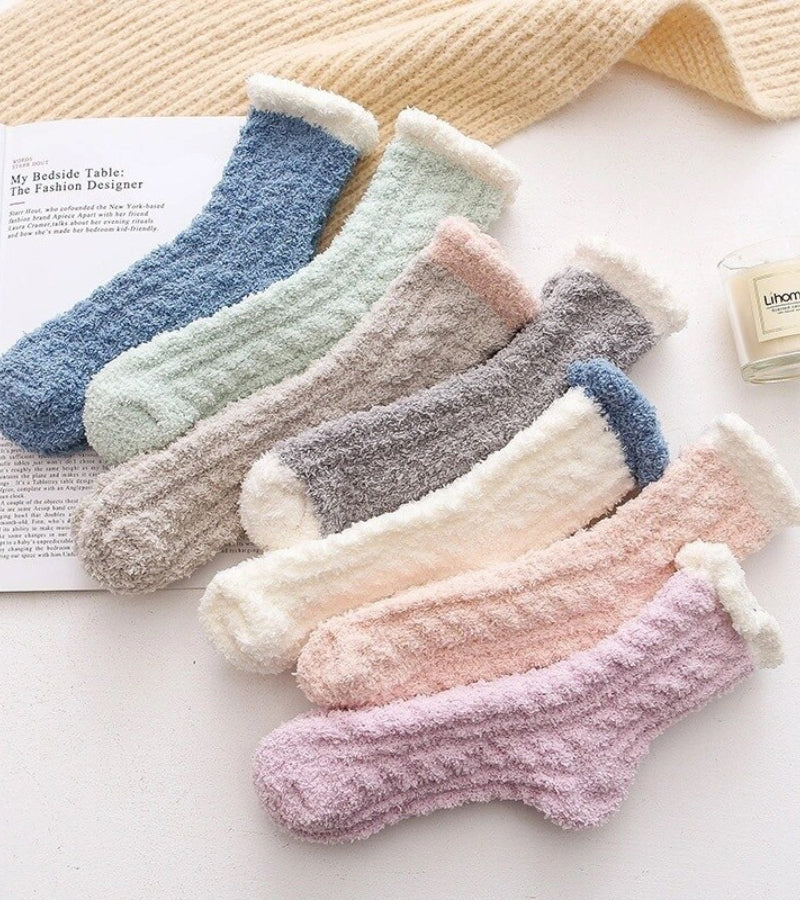 chaussettes en laine de mouton