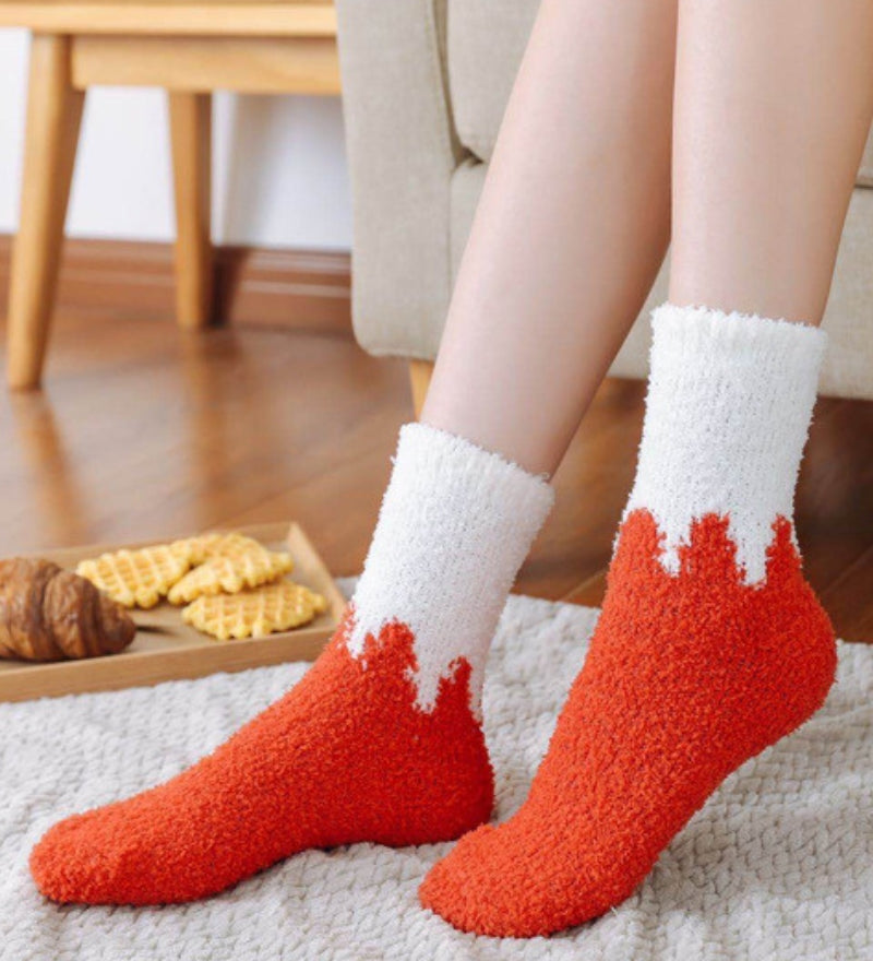 Chaussette peluche