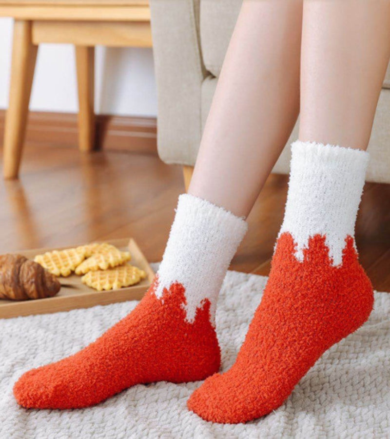 Chaussette peluche