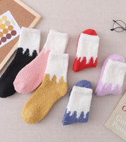 chaussette peluche femme