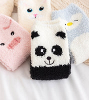Chaussette en matière Pilou Pilou à motif de chat