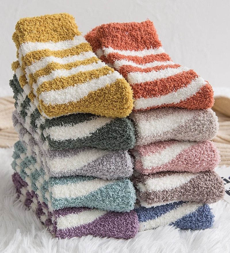 Chaussette en matière Pilou Pilou de couleur gris foncé